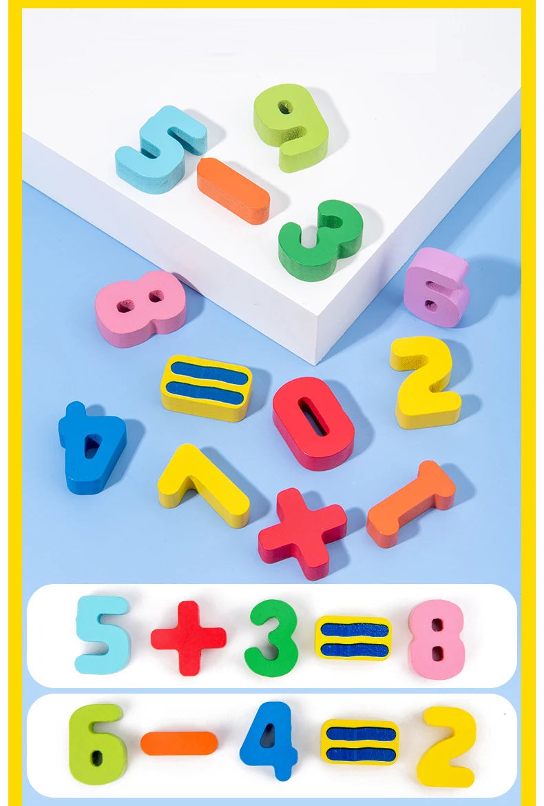 🎣 Brinquedo Montessori de Matemática - Puzzle de Pesca e Aprendizado 🧩