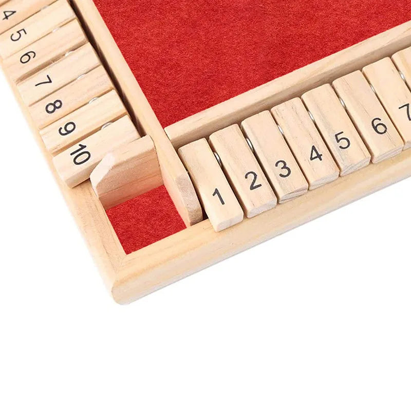 🎲 Jogo de Tabuleiro "Shut the Box" Deluxe - Divertido e Competitivo para Todas as Idades! 🕹️