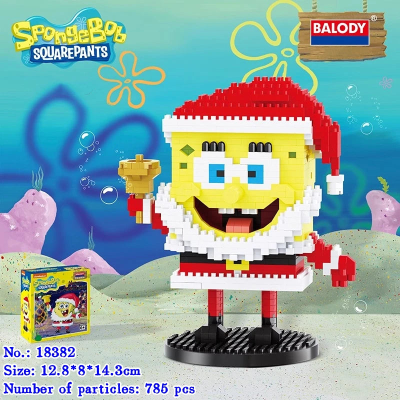 🧱 Blocos de Construção BALODY - Bob Esponja, Patrick, Lula Molusco e Mais! 🎉