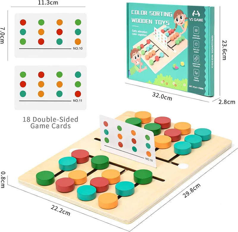 🧠 Jogo de Quebra-Cabeça Hexagonal de Madeira - Desafio Lógico STEM Montessori 🎨