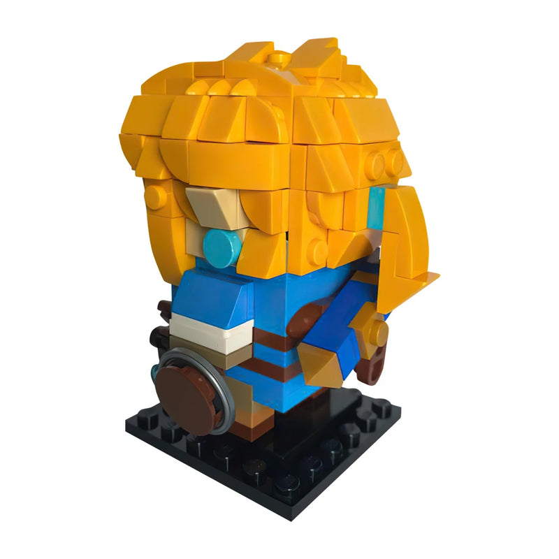 🗡️ MOC Zeldaed Guardian Link - Blocos de Construção Inspirados em Anime e Games 🎮