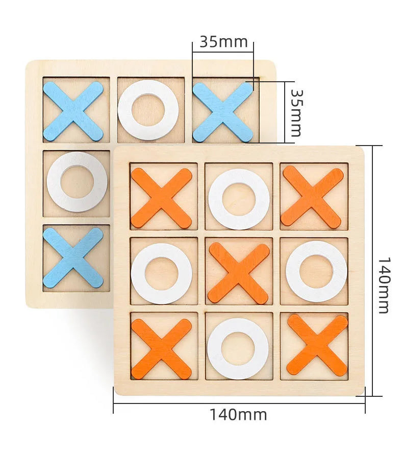 ♟️ Mini Xadrez de Madeira Montessori - Jogo de Interação e Treinamento Cognitivo 🧠