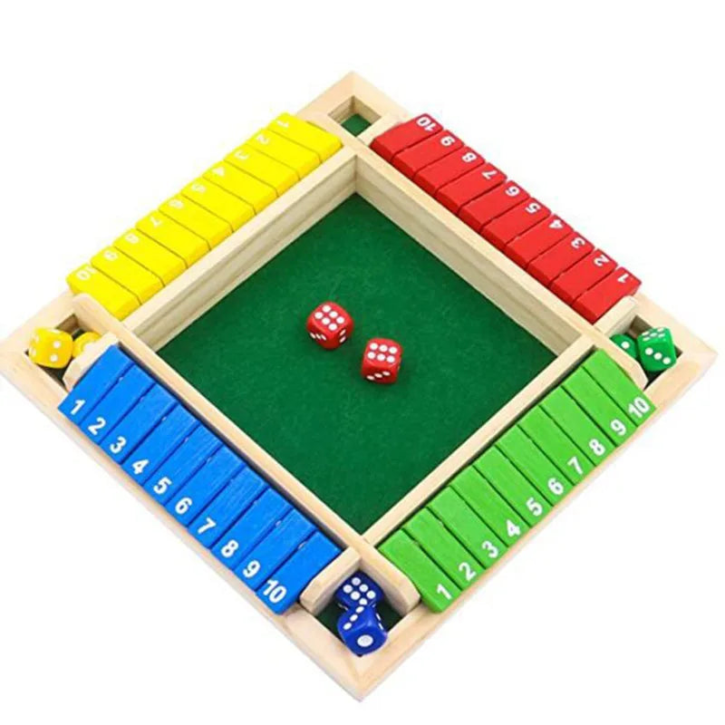 🎲 Jogo de Tabuleiro "Shut the Box" Deluxe - Divertido e Competitivo para Todas as Idades! 🕹️