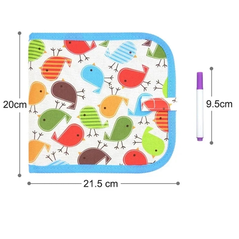 🖍️ Lousa Mágica Infantil - Quadro de Desenho com Canetas de Giz à Base de Água 🧑‍🎨