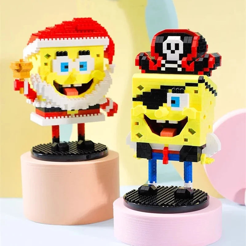 🧱 Blocos de Construção BALODY - Bob Esponja, Patrick, Lula Molusco e Mais! 🎉