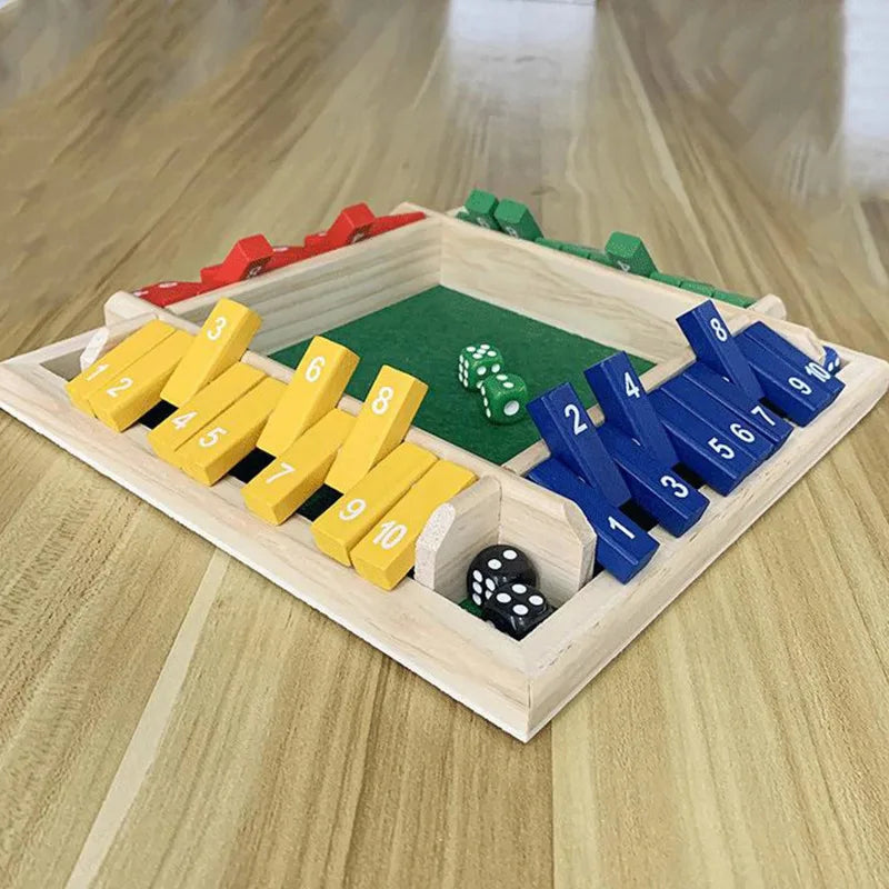 🎲 Jogo de Tabuleiro "Shut the Box" Deluxe - Divertido e Competitivo para Todas as Idades! 🕹️