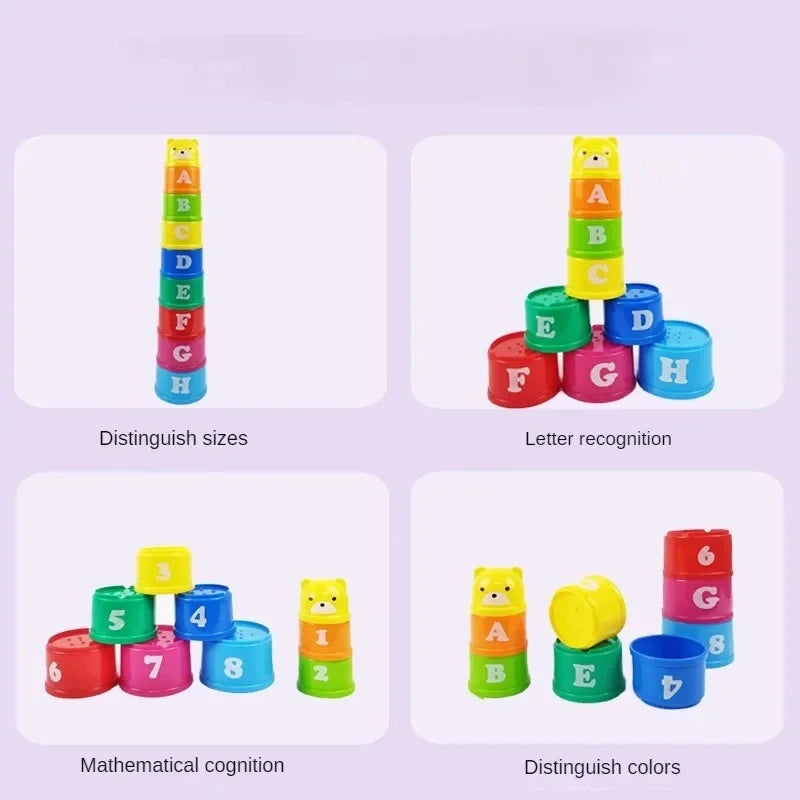 🏆 Jogo de Competição de Velocidade - Copos Empilháveis para Crianças 🚀