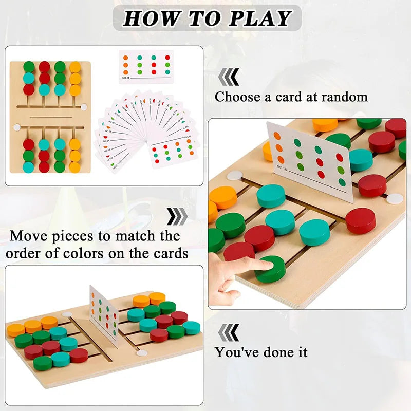 🧠 Jogo de Quebra-Cabeça Hexagonal de Madeira - Desafio Lógico STEM Montessori 🎨