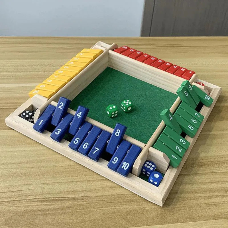 🎲 Jogo de Tabuleiro "Shut the Box" Deluxe - Divertido e Competitivo para Todas as Idades! 🕹️