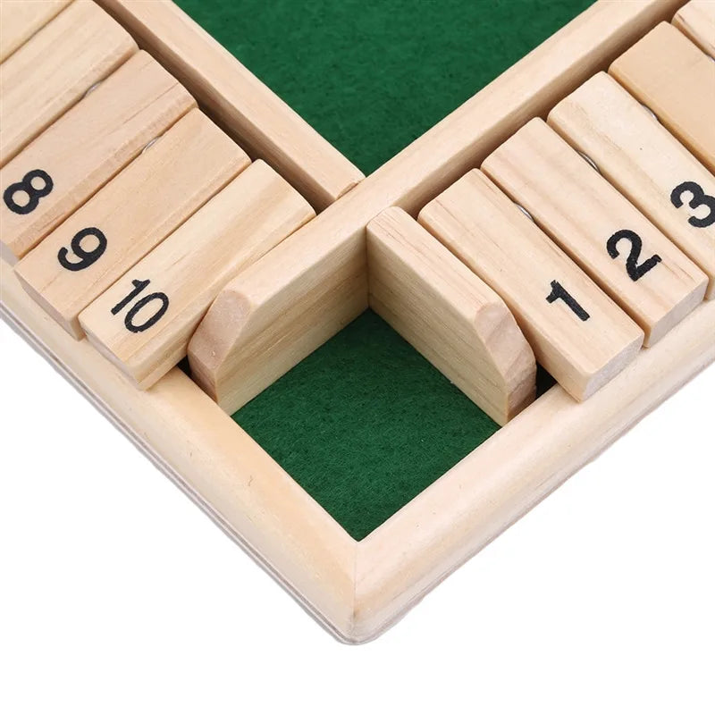 🎲 Jogo de Tabuleiro "Shut the Box" Deluxe - Divertido e Competitivo para Todas as Idades! 🕹️